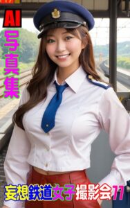 【k769aneme07663】AI写真集 妄想鉄道女子撮影会 77