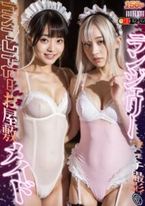 【s281asnph00705】AIコスプレイヤーお屋敷メイドランジェリーフェチ撮影 007