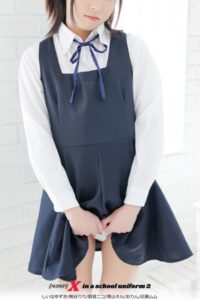 【s425asnph00195】［436P］ X in a school uniform 2