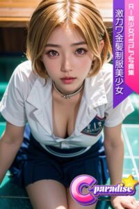 【s518ahuat00111】激カワ金髪制服美少女 AI美少女グラビア写真集【C-Paradise】