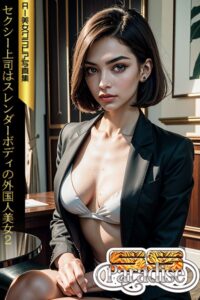 【s519ahuat00314】セクシー上司はスレンダーボディの外国人美女2 AI美女グラビア写真集【SS-Paradise】