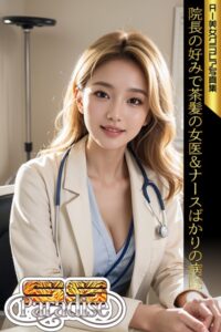 【s519ahuat00326】院長の好みで茶髪の女医＆ナースばかりの病院 AI美女グラビア写真集【SS-Paradise】