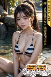 【s519ahuat00336】弾ける美乳美女と濃密貸切温泉 AI美女グラビア写真集【SS-Paradise】