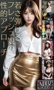 【s594allud00064】若さ弾けるフレッシュ娘の性的アプローチ 【AI美女ライブラリー】