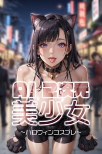 【s665aunik00001】AI二次元美少女 ハロウィンコスプレ編