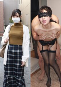 【s804aotqf00008】すらっと美脚高身長スレンダー奥様が初めてのNTR体験＞旦那様は思わず即イキ