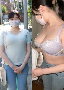 【s804aotqf00048】やわやわIカップ爆乳の素朴な奥様が2人の男を相手に気持ちよくなりすぎて見ている旦那様もたまらず参戦