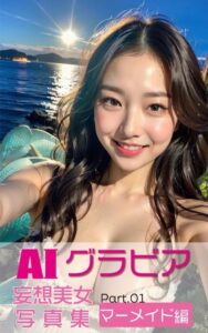 【k769aneme04529】AIグラビア 妄想美女写真集 マーメイドPART.01