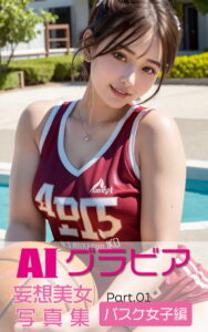 【k769aneme04633】AIグラビア 妄想美女写真集 バスケ女子編PART.01