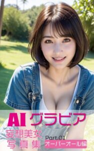 【k769aneme04727】AIグラビア 妄想美女写真集 オーバーオール編 PART.01