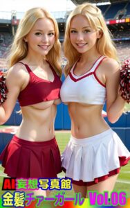 【k769aneme05223】AI妄想写真館 金髪チァーガールVol.06