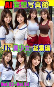 【k769aneme05251】AI妄想写真館 JK美少女 総集編 Vol.03＋Vol.04