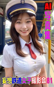 【k769aneme07765】AI写真集 妄想鉄道女子撮影会 81