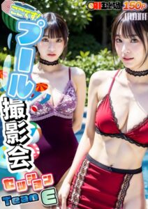 【s281asnph00508】AIここです！プール撮影会セッションTeamE