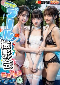 【s281asnph00509】AIここです！プール撮影会セッションTeamD