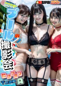 【s281asnph00512】AIここです！プール撮影会セッションTeamA
