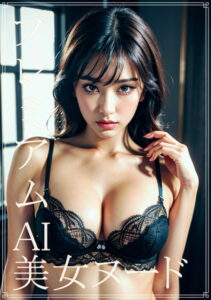 【s511ahuat00551】プレミアムAI美女ヌード レースのランジェリーセット