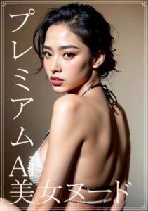 【s511ahuat00553】プレミアムAI美女ヌード バックレスハルタートップ