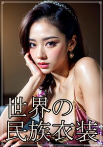 【s511ahuat00569】世界の民族衣装 インドネシアのケバヤ