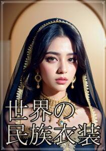 【s511ahuat00577】世界の民族衣装 イランのシャルヴァール・キメール