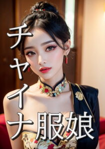 【s511ahuat00582】チャイナ服娘 モダンなアレンジ