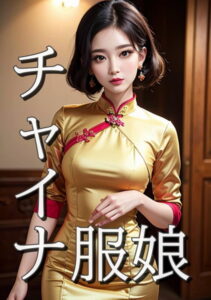 【s511ahuat00590】チャイナ服娘 レトロな髪型