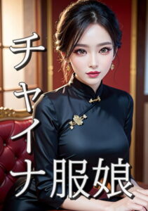 【s511ahuat00591】チャイナ服娘 シックなコーディネーション