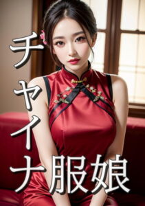 【s511ahuat00596】チャイナ服娘 贅沢な質感