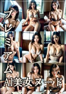 【s511ahuat00708】プレミアムAI美女ヌード 居心地の良い読書のコーナー