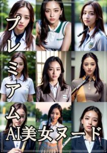 【s511ahuat00748】プレミアムAI美女ヌード フィールドホッケー