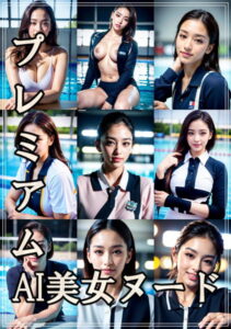 【s511ahuat00754】プレミアムAI美女ヌード 水球