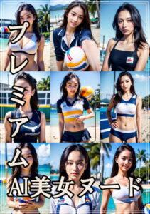 【s511ahuat00756】プレミアムAI美女ヌード ビーチバレーボール