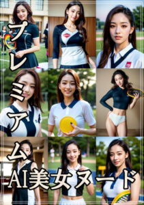 【s511ahuat00757】プレミアムAI美女ヌード アルティメットフリスビー