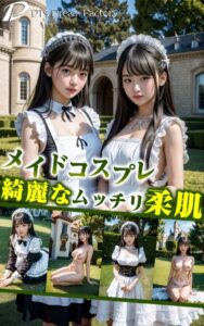 【s512ahuat00281】メイドコスプレ〜綺麗なムッチリ柔肌