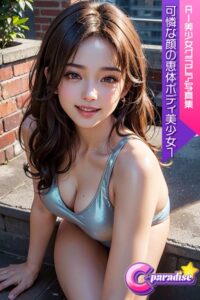 【s518ahuat00048】C-Paradise 可憐な顔の恵体ボディ美少女1 AI美少女グラビア写真集