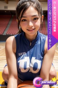 【s518ahuat00051】C-Paradise たわわな胸のぽっちゃりスポーツ美少女 AI美少女グラビア写真集