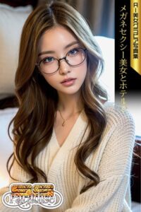 【s519ahuat00055】SS-Paradise メガネセクシー美女とホテルで AI美女グラビア写真集