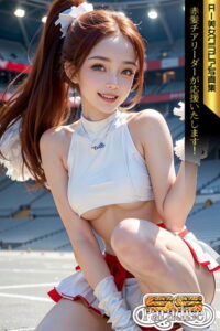【s519ahuat00128】SS-Paradise 赤髪チアリーダーが応援いたします！ AI美女グラビア写真集