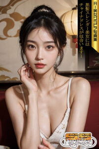 【s519ahuat00129】SS-Paradise 黒髪スレンダー美女にはチャイナドレスが似合います1 AI美女グラビア写真集