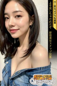 【s519ahuat00159】SS-Paradise よそ見しちゃだめだぞ 原宿美女スナップ図鑑 AI美女グラビア写真集