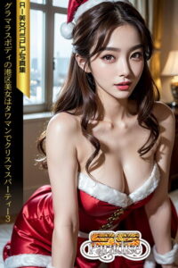 【s519ahuat00170】SS-Paradise グラマラスボディの港区美女はタワマンでクリスマスパーティー3 AI美女グラビア写真集