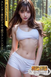 【s519ahuat00192】SS-Paradise スレンダー美女がブルマ姿でランニング2 AI美女グラビア写真集