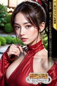 【s519ahuat00196】SS-Paradise 女忍者 掴まったら巨乳を武器にお色気で切り抜けます2 AI美女グラビア写真集
