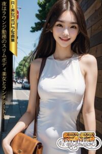 【s519ahuat00197】SS-Paradise 夜はラウンジ勤務のスリムボディ美女とランチデート1 AI美女グラビア写真集