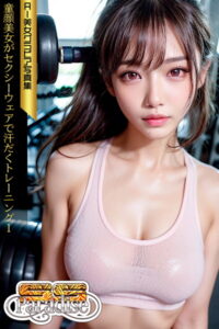 【s519ahuat00200】SS-Paradise 童顔美女がセクシーウェアで汗だくトレーニング1 AI美女グラビア写真集
