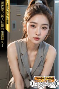 【s519ahuat00253】更衣室で新入社員の生着替え1 AI美女グラビア写真集【SS-Paradise】