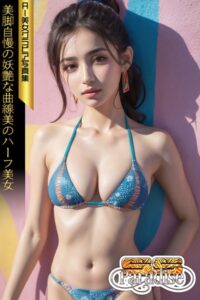 【s519ahuat00286】美脚自慢の妖艶な曲線美のハーフ美女 AI美女グラビア写真集【SS-Paradise】