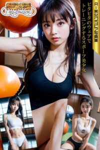 【s519ahuat00308】ピタピタのウェアでトレーニングするスポーツ美少女 AI美女グラビア写真集【SS-Paradise】