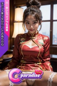 【s520awujz00033】チャイナ美少女がベットでお待ちかね AI美小女グラビア写真集【C-Paradise nude】