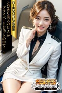 【s521antbp00035】SS-Paradise nude とびきり美人のCAがプライベートジェットの中で…1 AI美女グラビア写真集